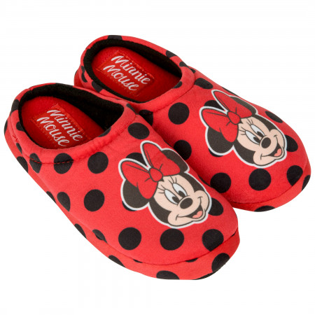 Minnie Mouse Polka Dots Women's Clog Slippers